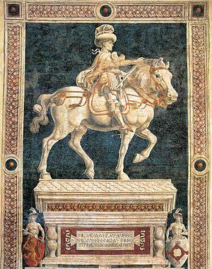 Andrea del Castagno Equestrian Statue of Niccolo da Tolentino